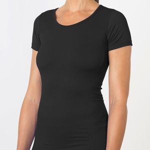 Link Seamless Tee - Black
